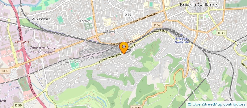 localisation de l'entreprise SCI LA CORREZE  BRIVE-LA-GAILLARDE