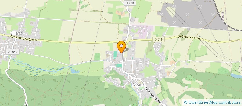 localisation de l'entreprise SCI LA CORRIA  IZEAUX