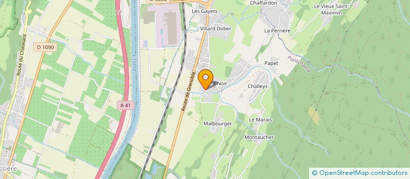 localisation de l'entreprise SCI LA CORVA  PONTCHARRA