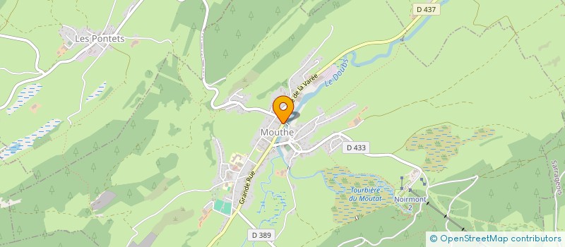 localisation de l'entreprise SCI LA CORVEE  MOUTHE