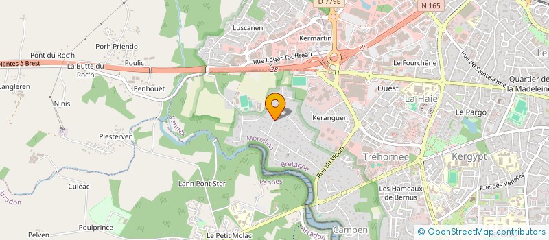localisation de l'entreprise SCI LA CORVETTE à VANNES