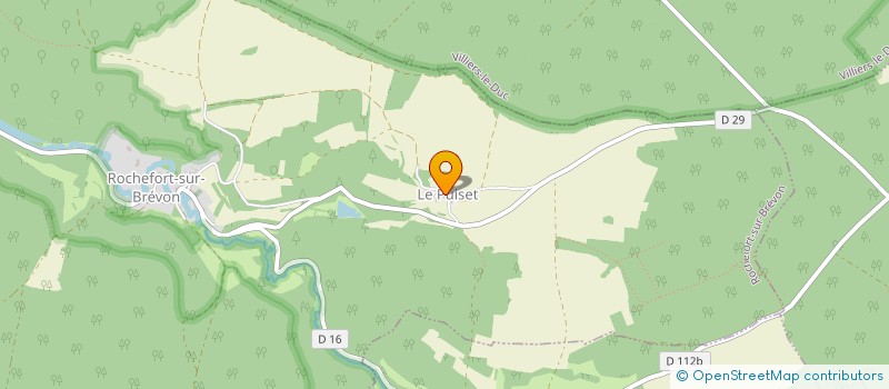 localisation de l'entreprise SCI LA COSANE  ROCHEFORT SUR BREVON