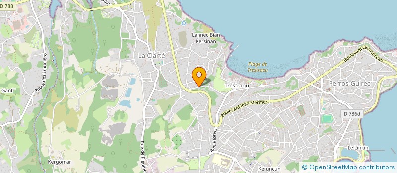 localisation de l'entreprise SCI LA COSTARMORICAINE D INVESTISSEMENT  PERROS-GUIREC