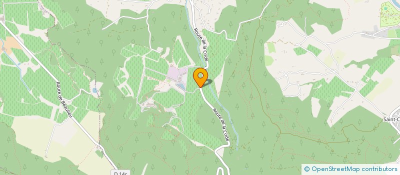 localisation de l'entreprise SCI LA COSTE  LE PUY-SAINTE-REPARADE