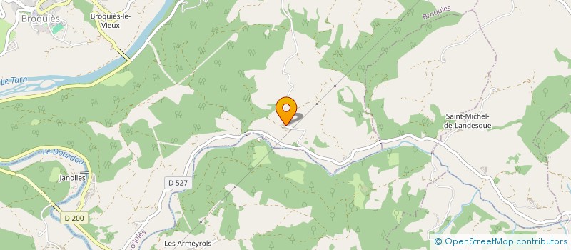 localisation de l'entreprise SCI LA COSTE DE SALELLES  SAINT-IZAIRE