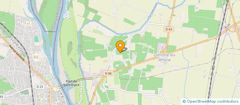 localisation de l'entreprise SCI LA COTE  LAMOTTE-DU-RHONE