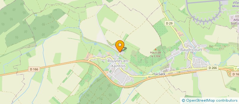 localisation de l'entreprise SCI LA COTE  ROUVRES-EN-XAINTOIS