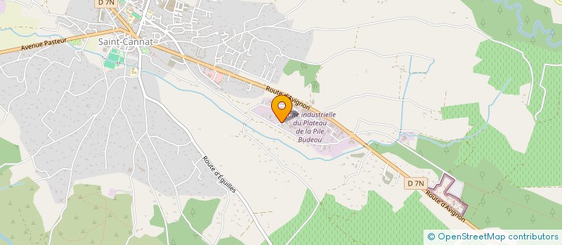 localisation de l'entreprise SCI LA COTE BLEUE  SAINT-CANNAT