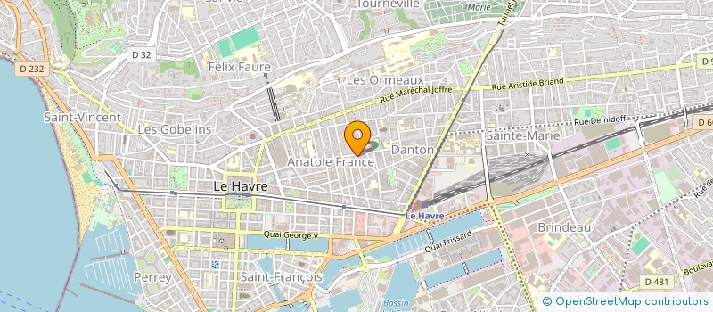 localisation de l'entreprise SCI LA COTE D'ALBATRE à LE HAVRE