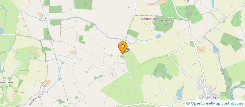 localisation de l'entreprise SCI LA COTE ECLUE à MONTREVAULT-SUR-EVRE