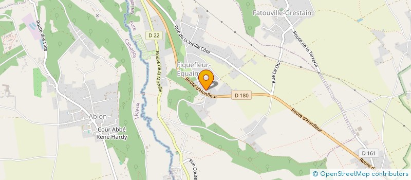 localisation de l'entreprise SCI LA COTE FLEURIE  FIQUEFLEUR-EQUAINVILLE