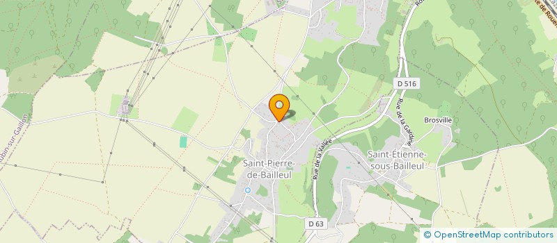 localisation de l'entreprise SCI LA COTE FLEURIE  SAINT-PIERRE-DE-BAILLEUL