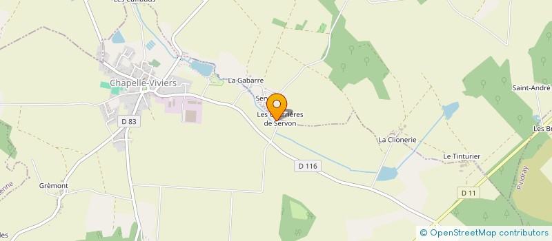 localisation de l'entreprise SCI LA COTENTIN  CHAPELLE-VIVIERS