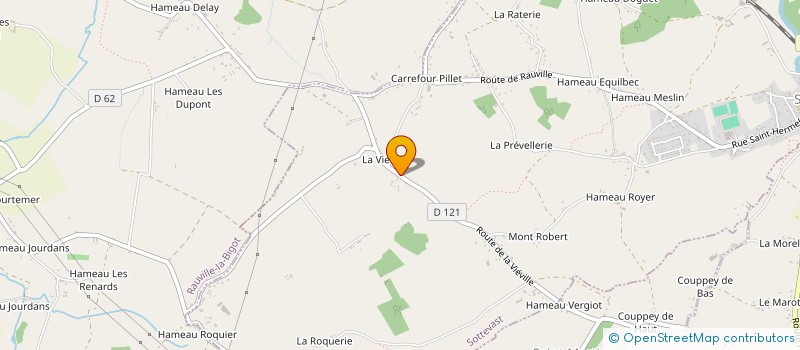 localisation de l'entreprise SCI LA COTENTINE  SOTTEVAST