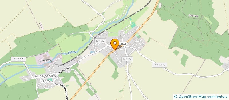 localisation de l'entreprise SCI LA COTERIE à TREON