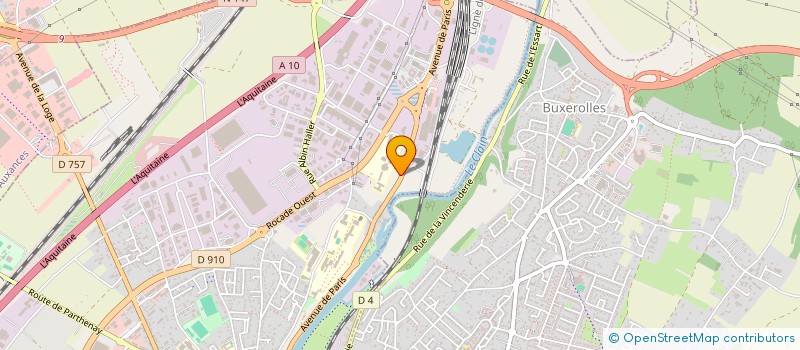 localisation de l'entreprise SCI LA COTINIERE à POITIERS