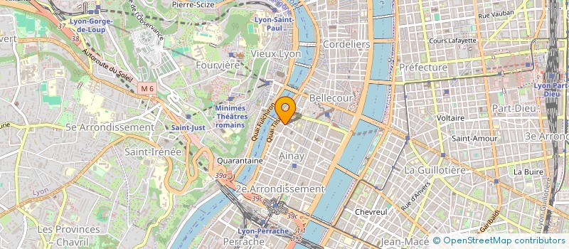 localisation de l'entreprise SCI LA COTRIGUE  LYON