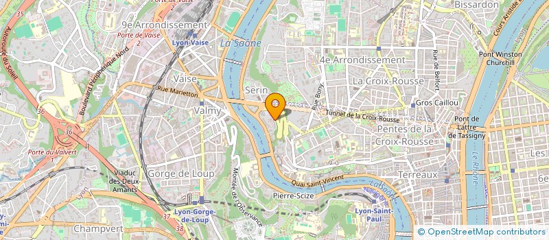 localisation de l'entreprise SCI LA COTTE  LYON