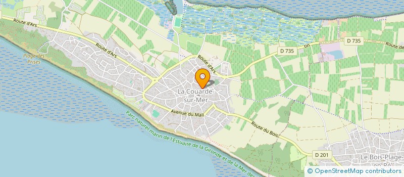 localisation de l'entreprise SCI LA COUARDE ECOLES  LA COUARDE-SUR-MER