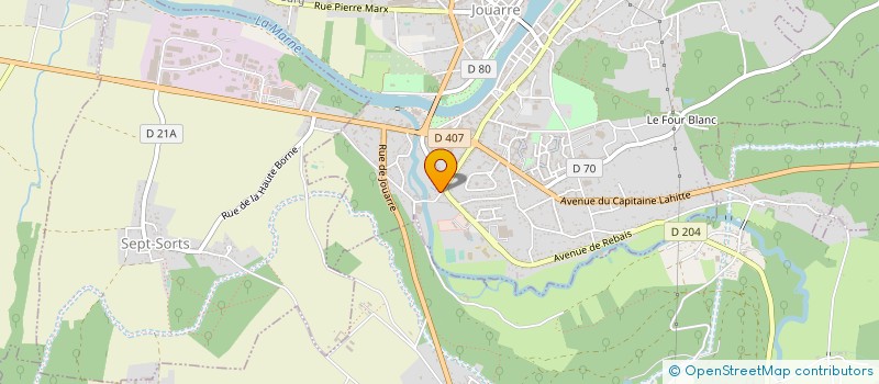 localisation de l'entreprise SCI LA COUCOURDE à LA FERTE-SOUS-JOUARRE