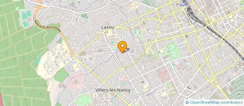 localisation de l'entreprise SCI LA COUDALERE  LAXOU