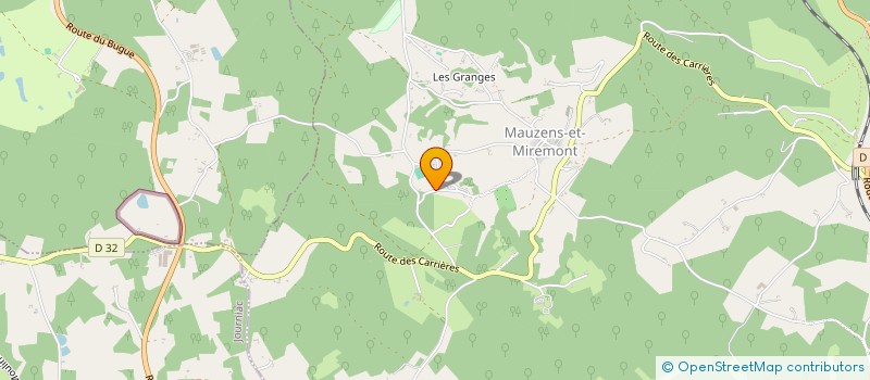 localisation de l'entreprise SCI LA COUDERCHE  MAUZENS-ET-MIREMONT