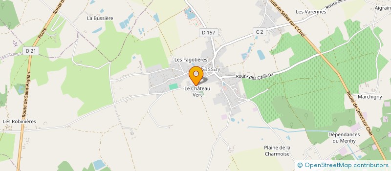 localisation de l'entreprise SCI LA COUDRAIE  LE CONTROIS-EN-SOLOGNE