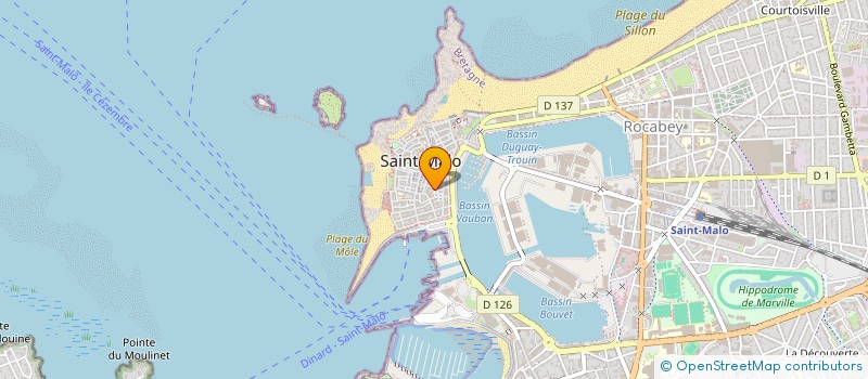 localisation de l'entreprise SCI LA COUDRE  SAINT-MALO