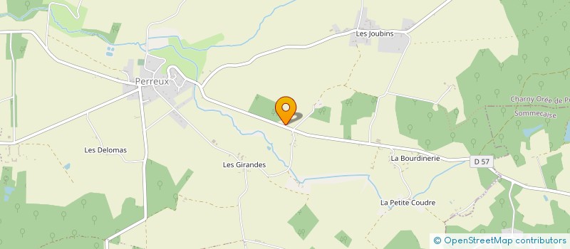 localisation de l'entreprise SCI LA COUDRE à CHARNY OREE DE PUISAYE