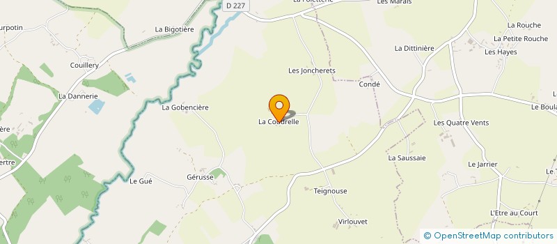 localisation de l'entreprise SCI LA COUDRELLE à LA MESNIERE