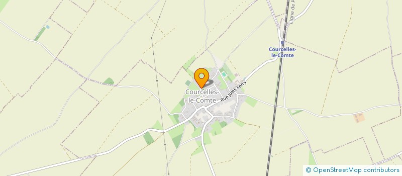 localisation de l'entreprise SCI LA COUETTE  COURCELLES-LE-COMTE