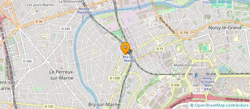 localisation de l'entreprise SCI LA COULEYRE  BRY-SUR-MARNE