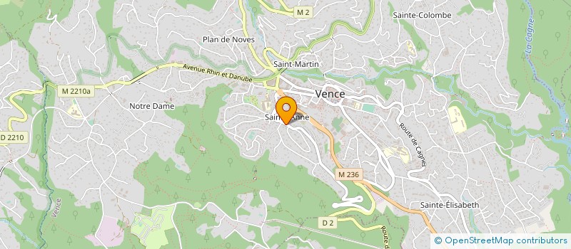 localisation de l'entreprise SCI LA COULPIPAUL  VENCE