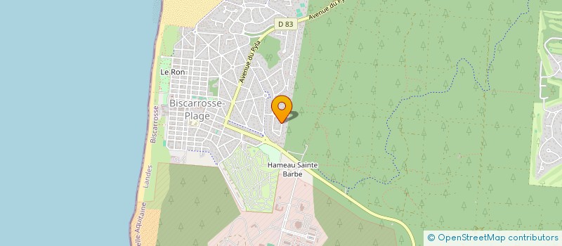 localisation de l'entreprise SCI LA COUME  BISCARROSSE