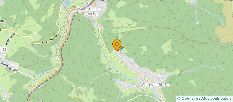 localisation de l'entreprise SCI LA COUPOLE  COLROY-LA-ROCHE