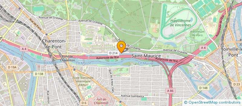 localisation de l'entreprise SCI LA COUPOLE à SAINT-MAURICE