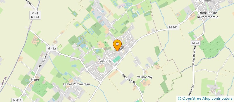 localisation de l'entreprise SCI LA COUR à AUBERS