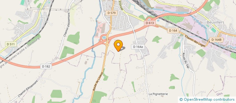 localisation de l'entreprise SCI LA COUR BLONDEL  GLOS