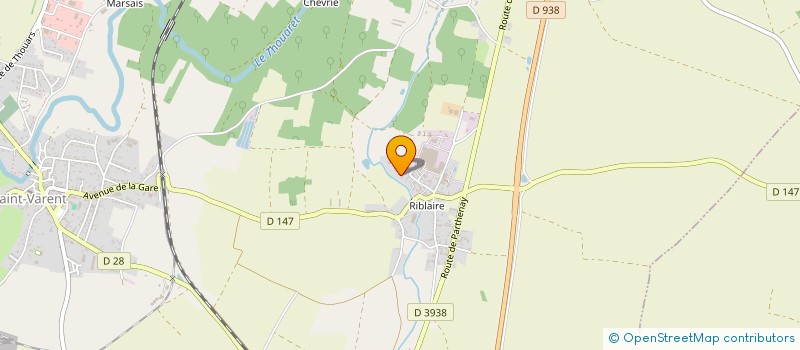 localisation de l'entreprise SCI LA COUR CHAUVEAU  SAINT-VARENT