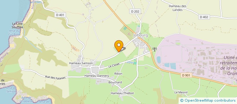 localisation de l'entreprise SCI LA COUR DE JOBOURG  LA HAGUE