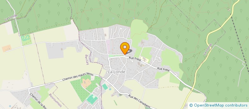 localisation de l'entreprise SCI LA COUR DE L'OURAILLE  LA LONDE