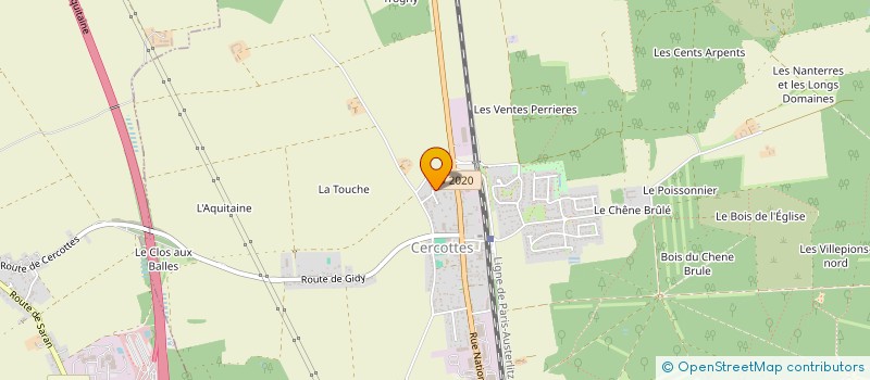 localisation de l'entreprise SCI LA COUR DE MELLERAY à GIDY