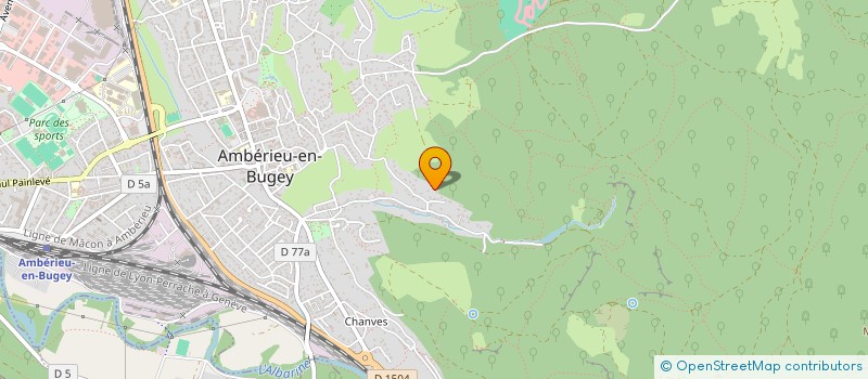 localisation de l'entreprise SCI LA COUR DE RECRE  AMBERIEU-EN-BUGEY