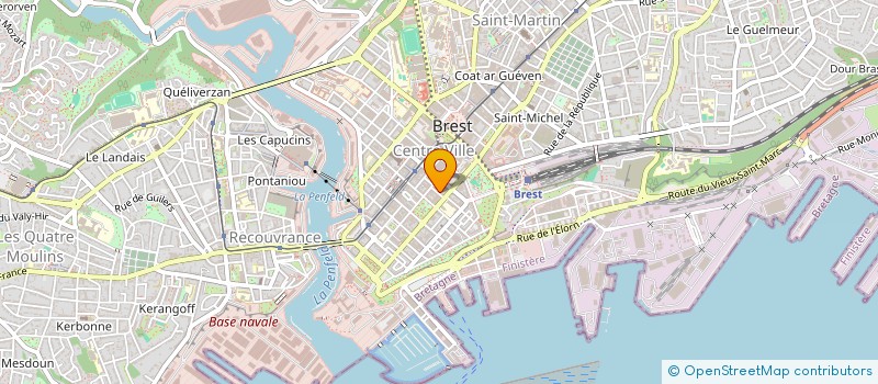 localisation de l'entreprise SCI LA COUR DES BRETONS  BREST