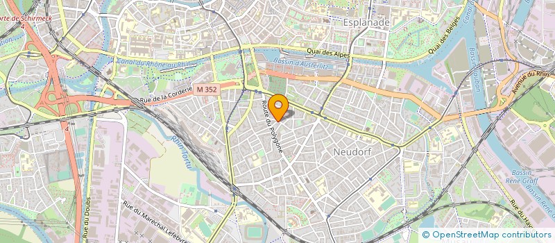 localisation de l'entreprise SCI LA COUR DES CHARTREUX à STRASBOURG