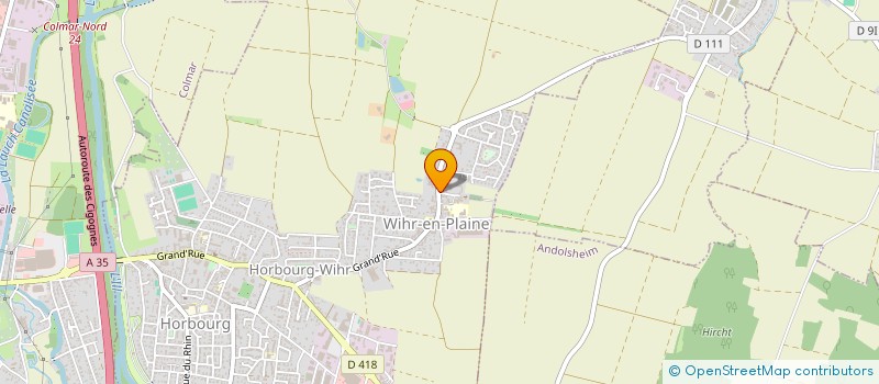 localisation de l'entreprise SCI LA COUR DES CIGOGNES  HORBOURG-WIHR