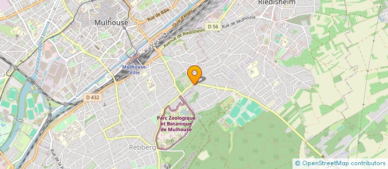 localisation de l'entreprise SCI LA COUR DES ORMES  MULHOUSE