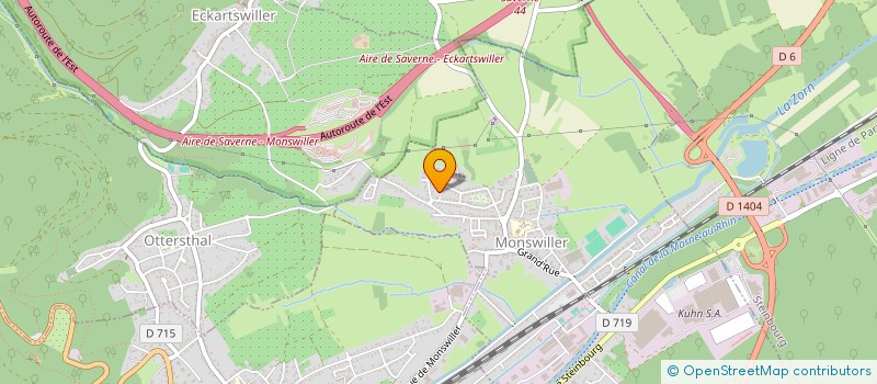 localisation de l'entreprise SCI LA COUR DES PLATRIERS  MONSWILLER