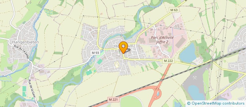 localisation de l'entreprise SCI LA COUR DES VIGNERONS  HOLTZHEIM