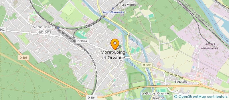 localisation de l'entreprise SCI LA COUR DU COUVENT  MORET-LOING-ET-ORVANNE